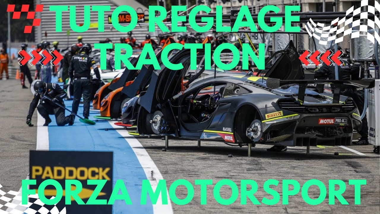 🎮COMMENT REGLER SA VOITURE 🏆🔥TUTO  TRACTION FORZA🔥🏆