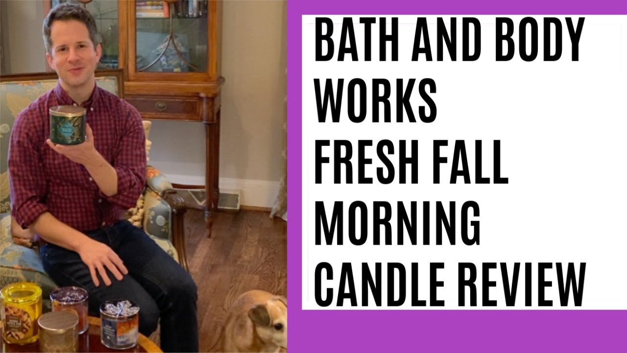 Bath and Body Works Fresh Fall Morning Candle Review