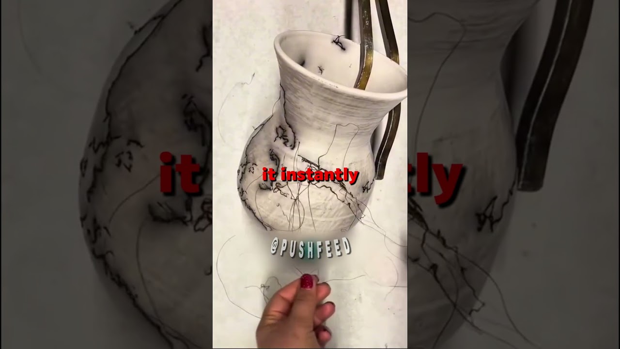 This Japanese Art Is Called Horsehair Pottery