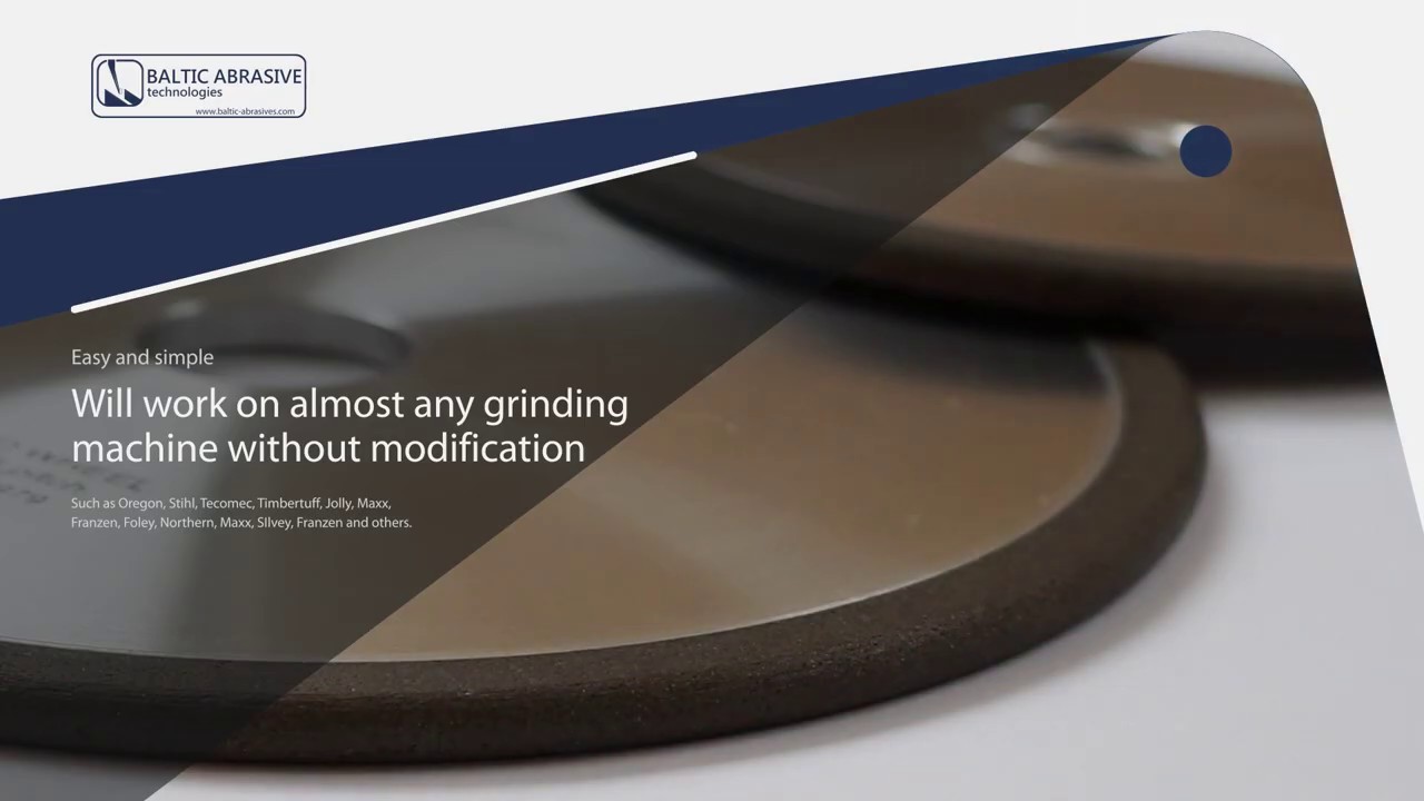 Diamond chainsaw sharpening wheels, CBN chainsaw grinding wheels