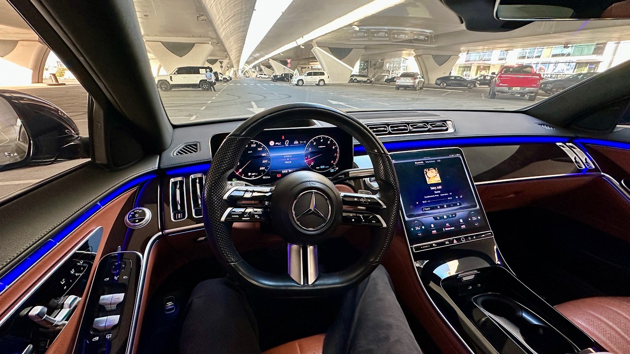 POV Driving The Mercedes-Benz S-Class In Dubai | Luxury ASMR Drive