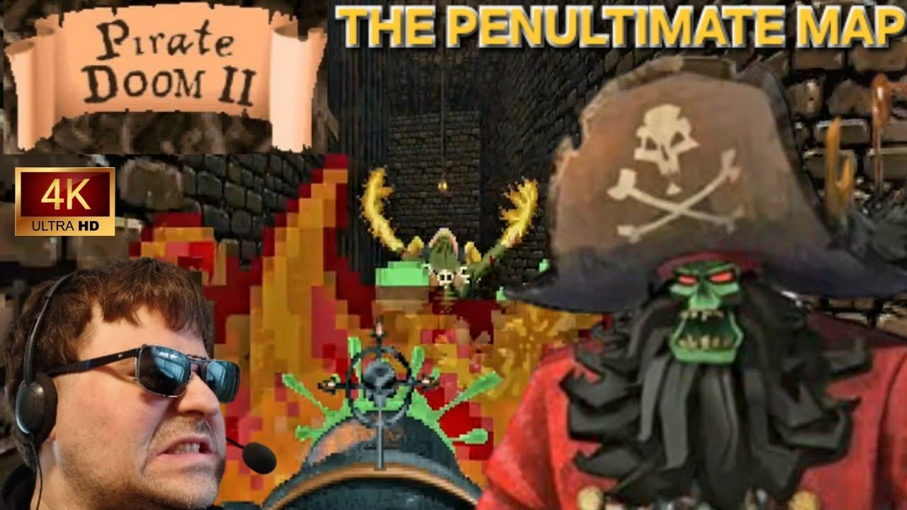 PIRATE DOOM 2: LeChuck’s Tower (MAP28) | PS5 UV-Max 4K Master Route
