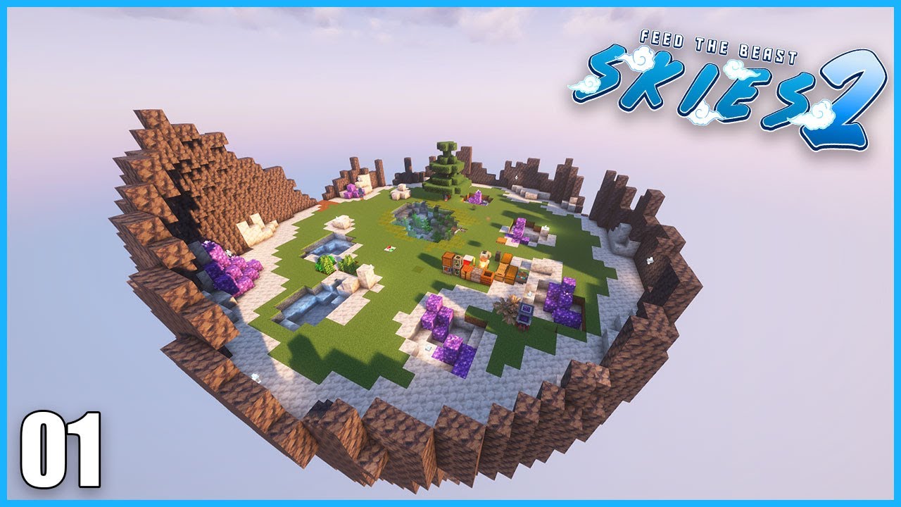 FTB Skies 2 | ON DÉBUTE CE NOUVEAU MODPACK ! - #01 [Minecraft Moddé]