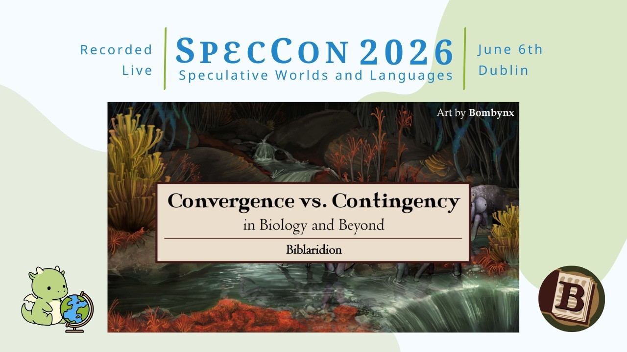 Convergence vs Contingency in Biology and Beyond || SpecCon 2026 Worldbuilding Conference