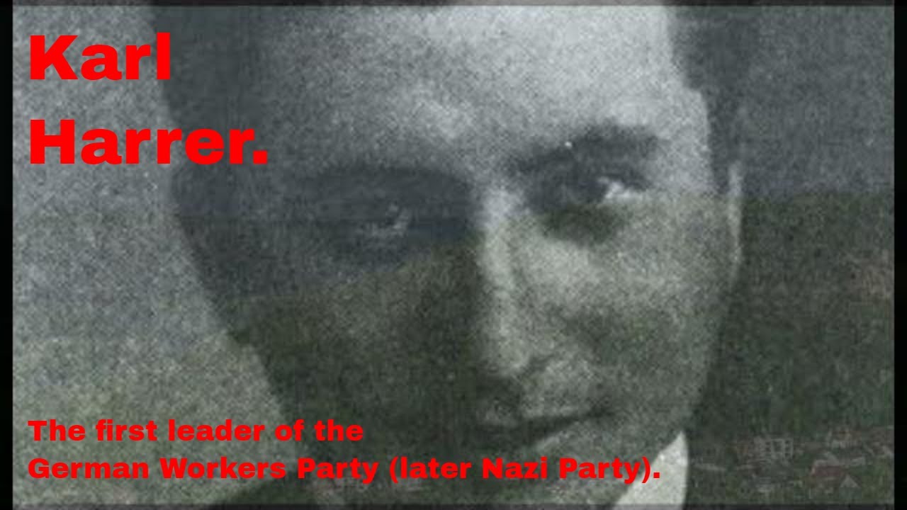Karl Harrer, the first leader of the German Workers Party (later Nazi Party)