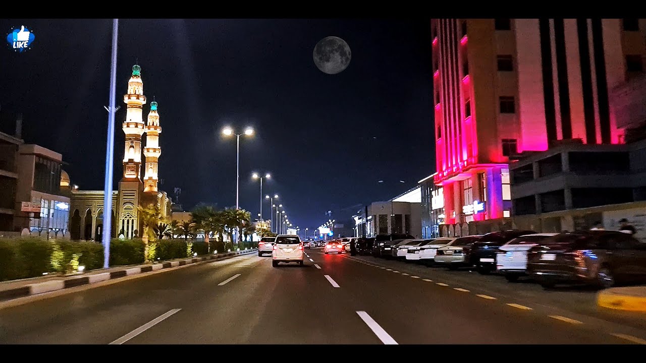 جولة في الاحساء ليلية