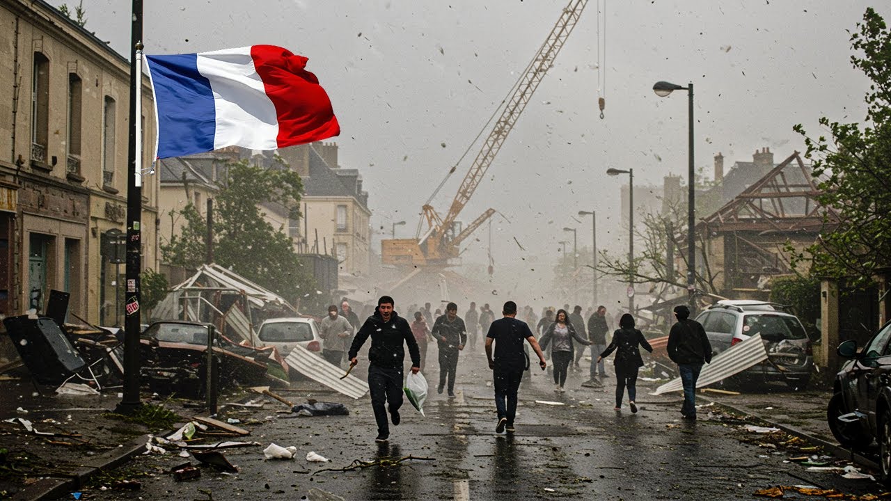 Powerful Tornado STRIKES Near Paris &mdash; Deadly Storm Hits Val-d&rsquo;Oise