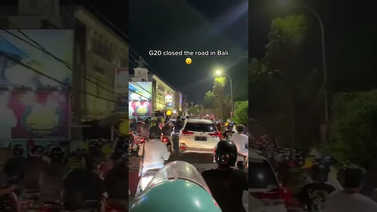 G20 Bali traffic is insane!