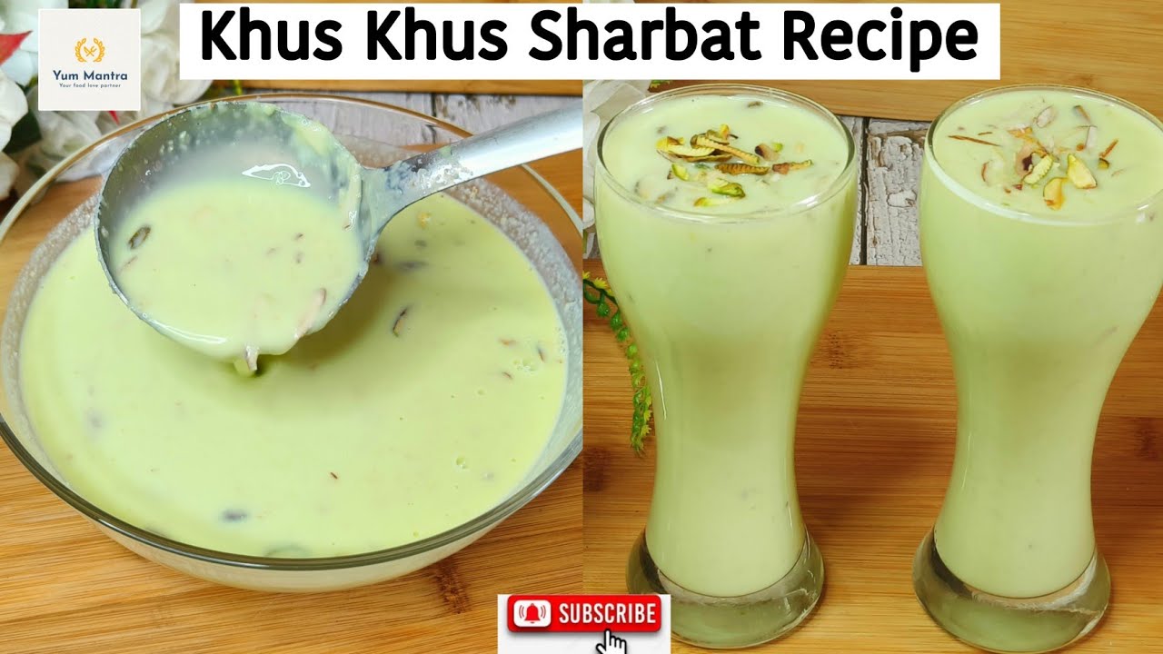 khus khus sharbat l Summer Special Refreshing Energetic Drink | khas khas sharbat l best milk shake
