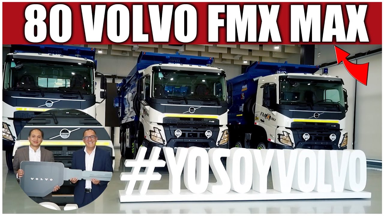 80 camiones Volvo FMX Max y 7 excavadoras | Volvo Group Peru