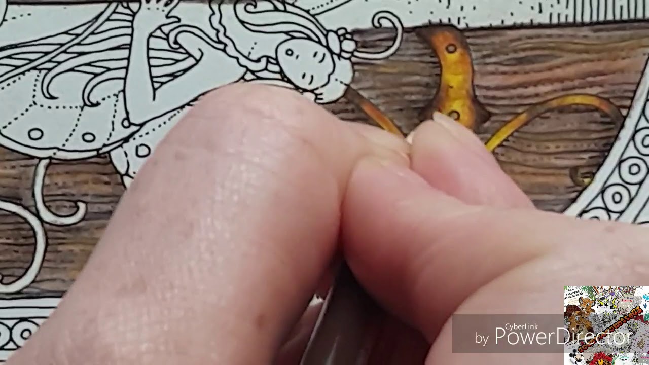 Tuto effet or avec les prismacolors