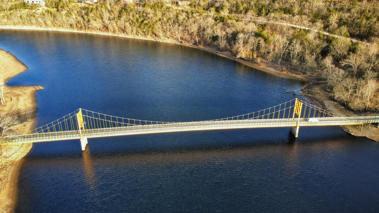 Little Golden Gate Bridge, Beaver Arkansas | DJI MINI 4K 