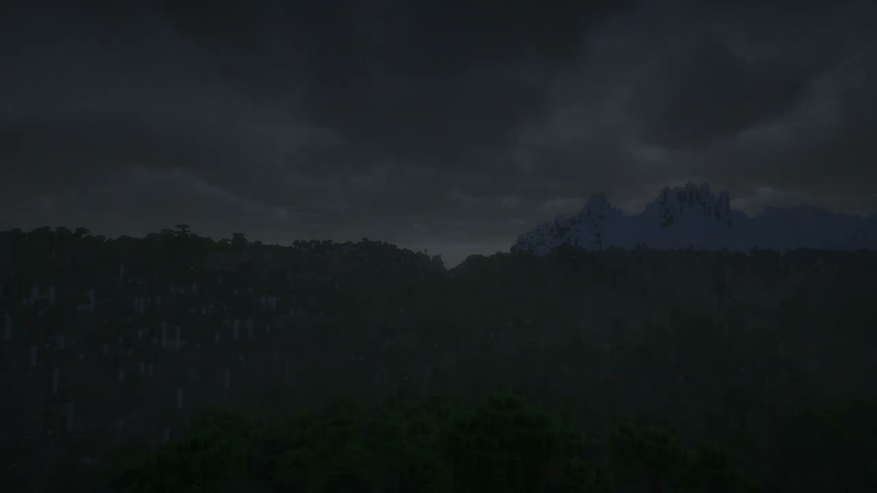 MINECRAFT RAIN lluvia ecxotica con shaders uma deliciaaaaaaaaaaaa