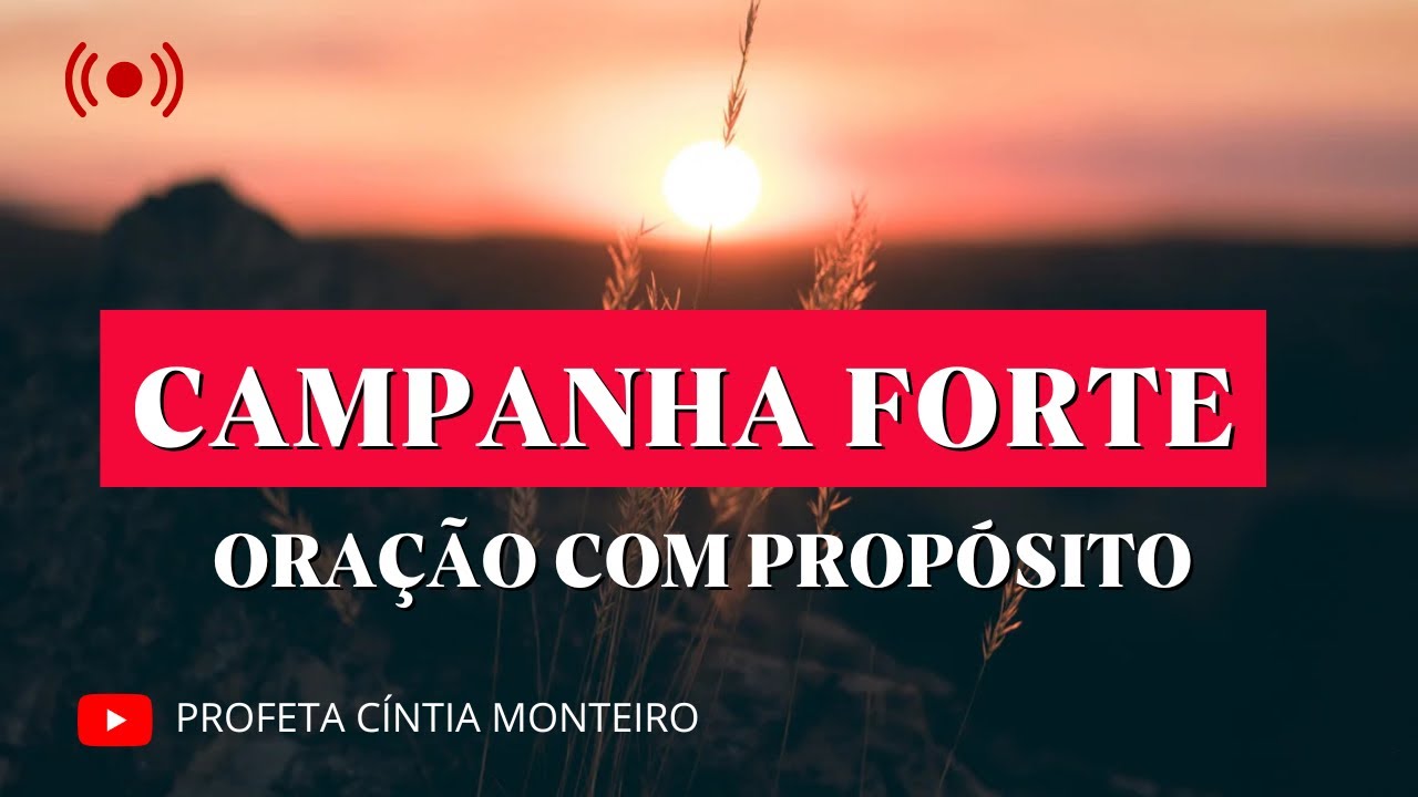 ORAÇÃO FORTE COM PROPÓSITO /O DERREPENTE DE DEUS ACONTECE NA VIDA DE QUEM ORA