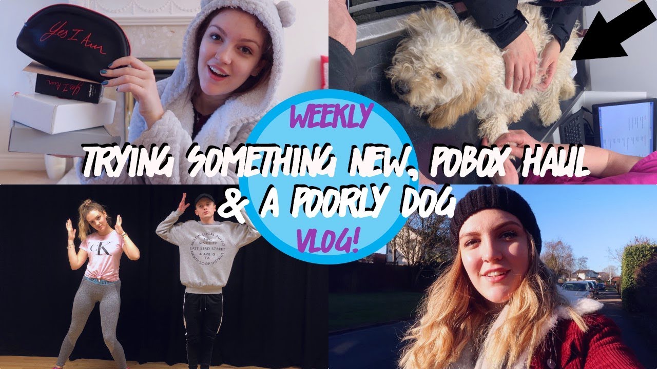 A POORLY DOG, POBOX HAUL & STEPPING OUT OF MY COMFORT ZONE...