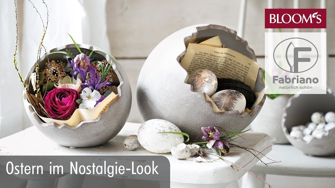 Ostern im Nostalgie-Look | DIY Osterdeko | easter decoration | BLOOM’s Floristik