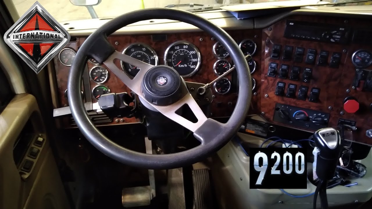 Cabina y Tablero del Semitrailer 9200i International Navistar.
