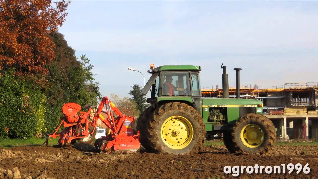 Fresatura e Semina Frumento 2012 - John Deere 4240S