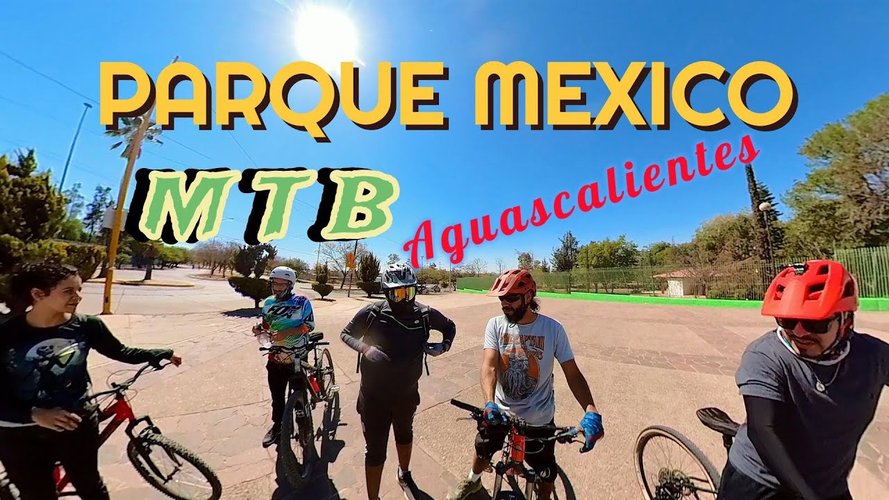 MTB  Parque Mexico ( pistas trail muy padres) (( BICICLETA DE MONTAÑA))