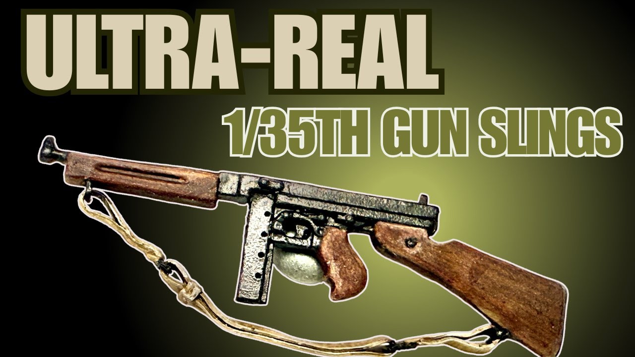 How to make realistic 1/35 scale weapon slings