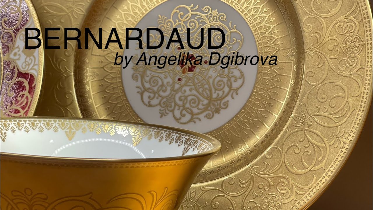 BERNARDAUD France Limonge - luxury porcelain Луксозен порцелан Франция