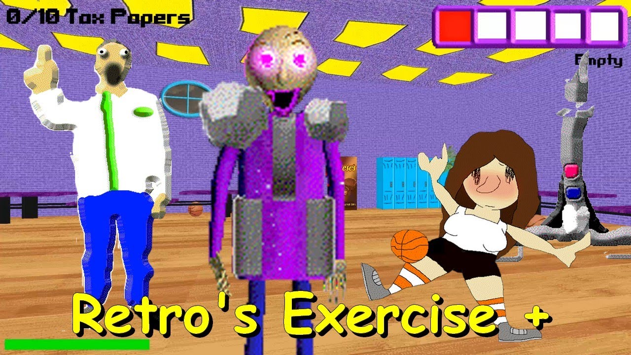 Retro's Exercise plus - Baldi's Basics 1.4.3 decompiled mod