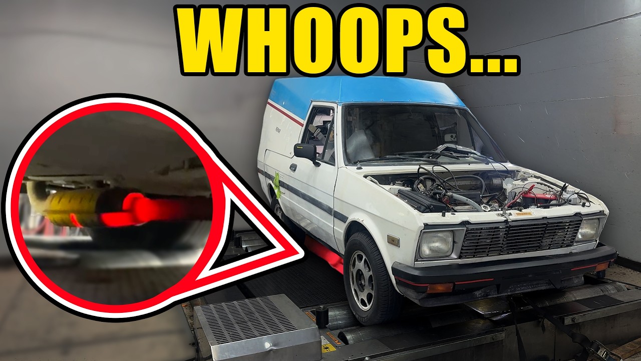 Pushing OLD CAR to its limit, until exhaust melts