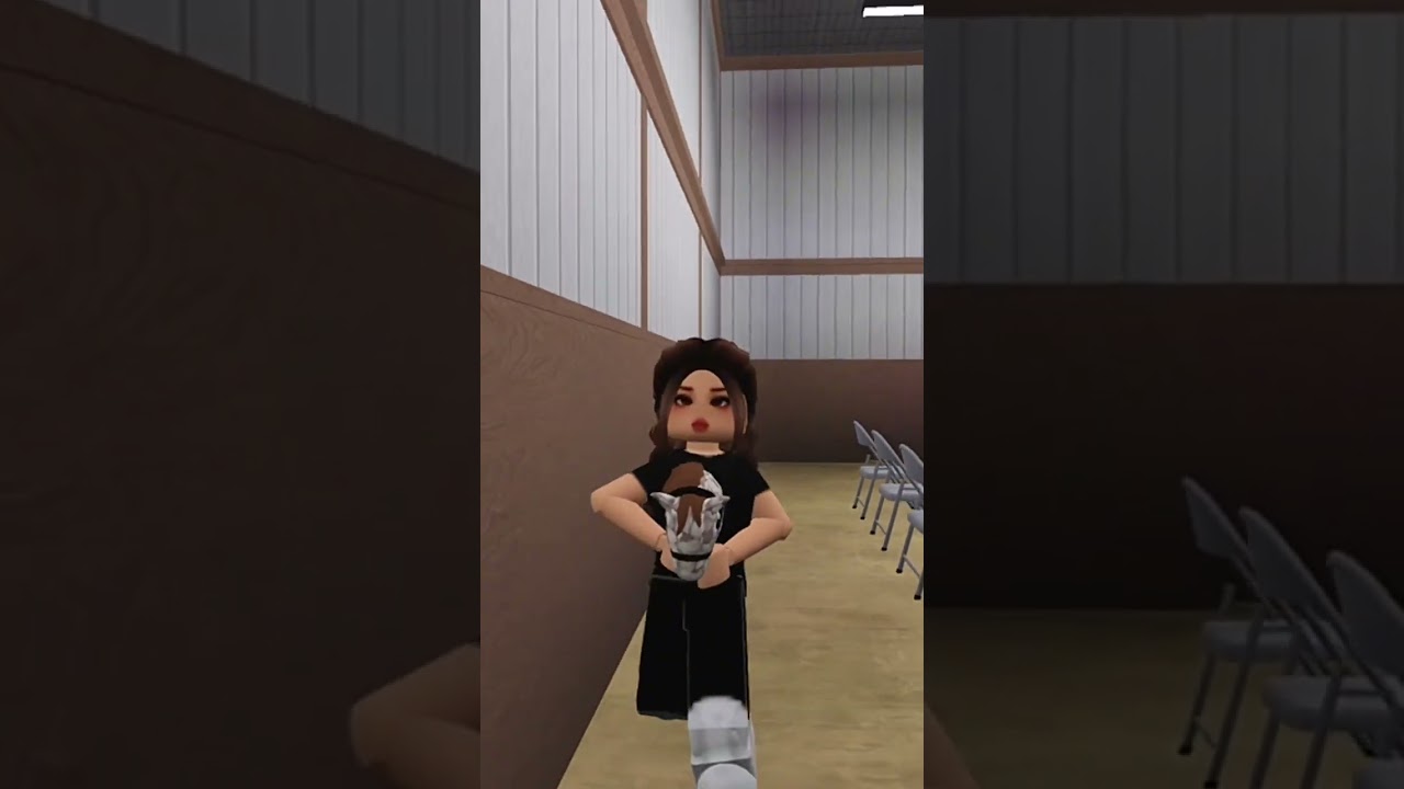 Hobby Horsing around! #hobbyhorse #roblox #bloxburg #horse #horseriding #horses #fyp