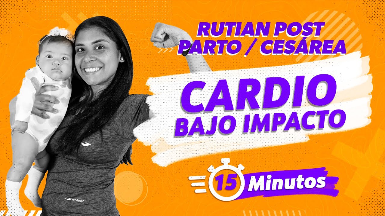 Rutina de 🔥 Cardio Post Parto o Cesárea *Recupera tu figura* 😁 (Bajo impacto) ✅