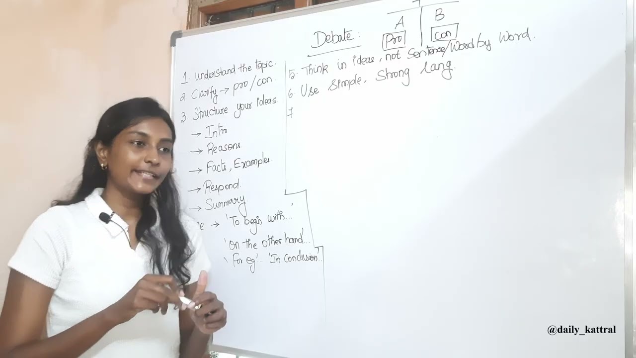 Debate: How to Express Your Opinion Clearly | In Tamil | Daily Kattral