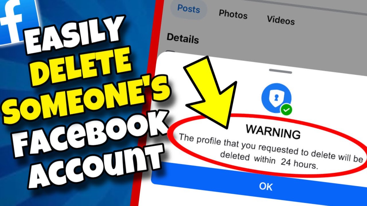 (NEW TRICK)🚫How to QUICKLY Delete Someone Else's Facebook Account Permanently