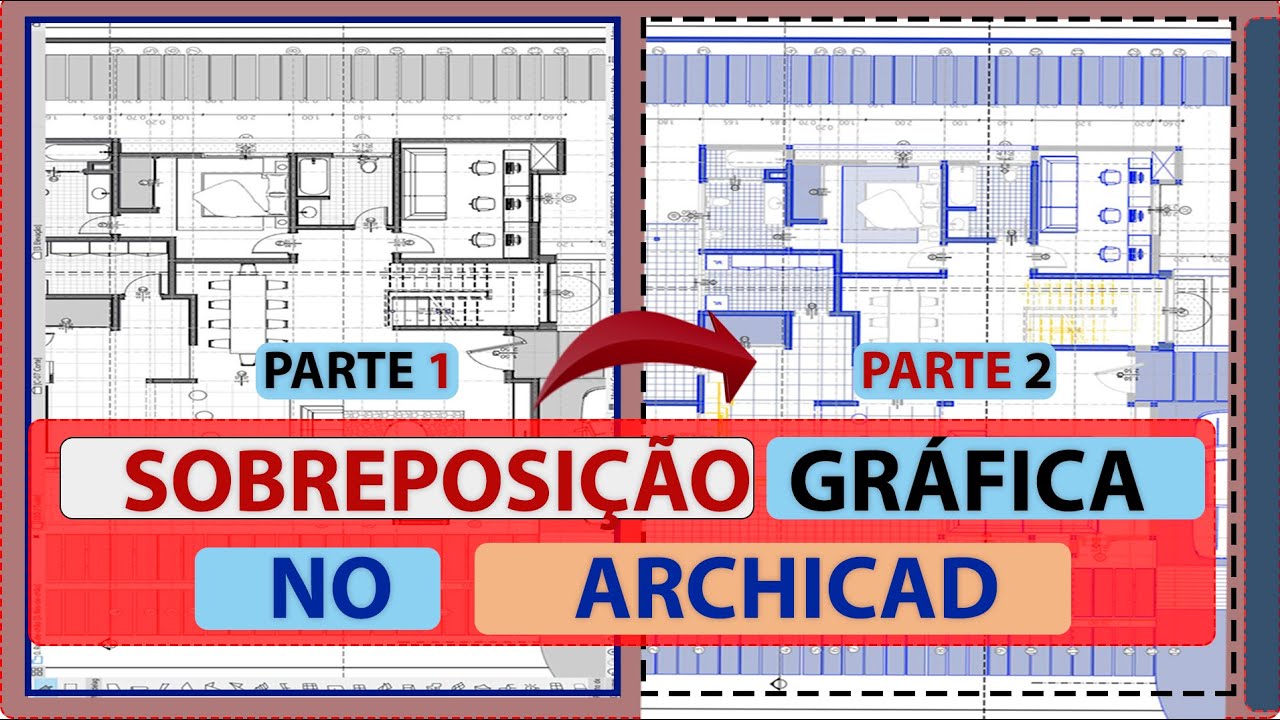 SOBREPOSIÇÃO GRÁFICA NO ARCHICAD - (Sobreposição gráfica de Janelas, Portas, Escadas,  ou Corrrimão)