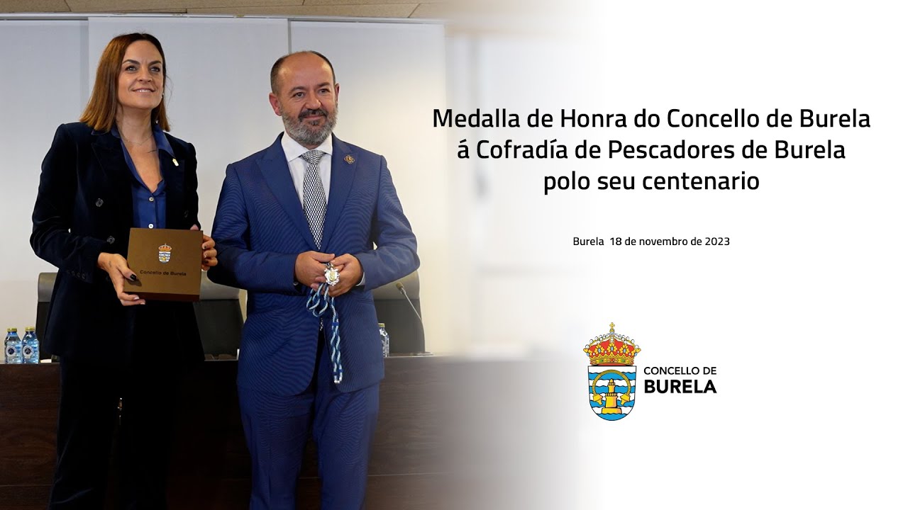 Medalla de Honra do Concello de Burela á Cofradía de Pescadores