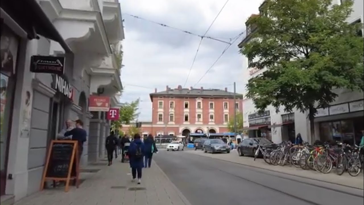 🇩🇪Munich-Pasing Walk 2021 - A lively town of its own/ Germany
