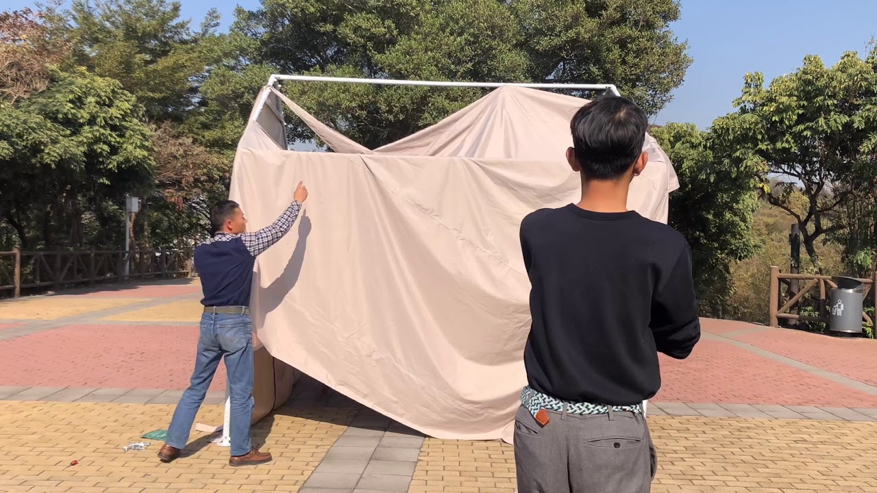 3mx3m Easy Up Party Tent Installation