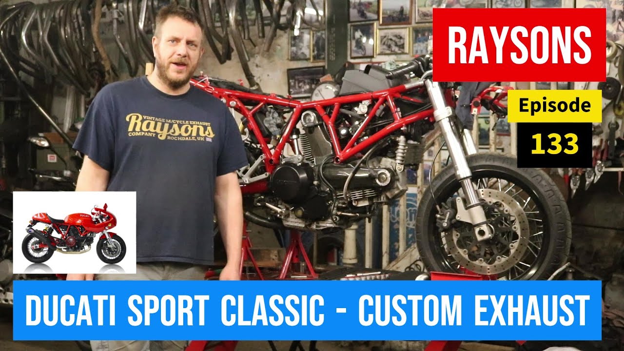 DUCATI SPORT CLASSIC - CUSTOM EXHAUST - Episode 133
