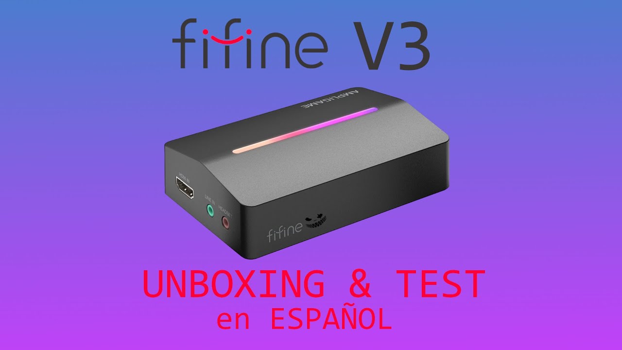 Fifine V3 | UNBOXING & TEST en ESPAÑOL | Viktoide
