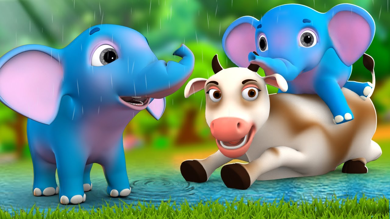 மாடு மற்றும் யானை நட்பு Elephant & Cow's Friendship Story | 3D Animated Tamil Moral Stories JOJO TV