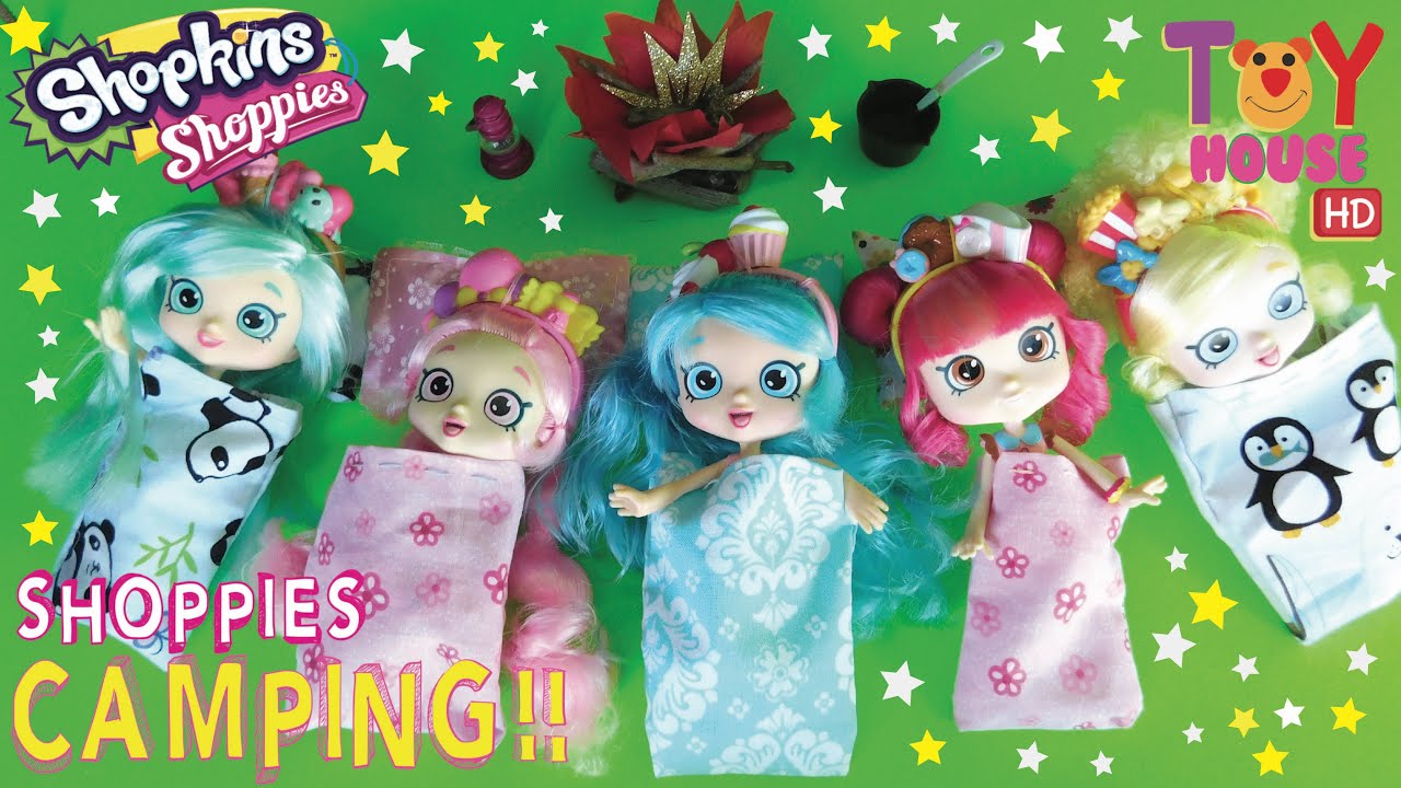 Shopkins Shoppies CAMPING Adventure - THUNDERSTORM! PART 4