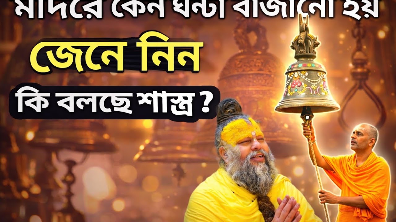 মন্দিরে ঘন্টা কেন বাজানো হয়? | মন্দিরের ঘন্টা বাজানোর আধ্যাত্মিক ও বৈজ্ঞানিক কারণ