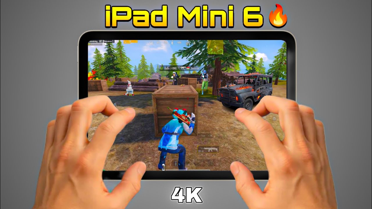 iPAD MINI 6 PUBG|BGMI TEST🔥HD+EXTREME HANDCAM GAMEPLAY😍 iOS 26.1