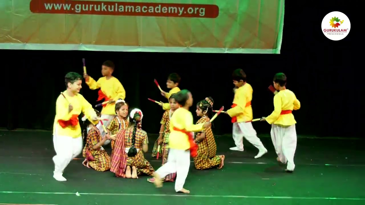Cheluvayya Cheluvo – -  Kannada Folk – Dance- UKG A & B  - #BestPreschool  #gurukulam #annualday