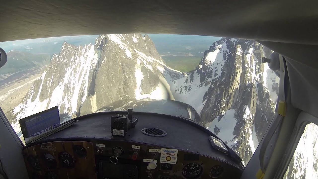 Alaska wilderness and mountain flying