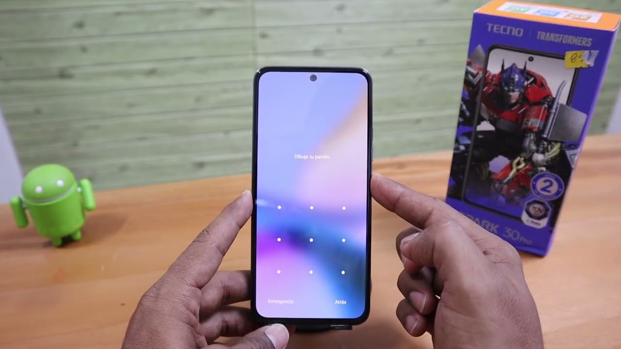 TECNO SPARK 30 PRO - FORMATEAR  [ quitar patron o codigo de bloqueo ]