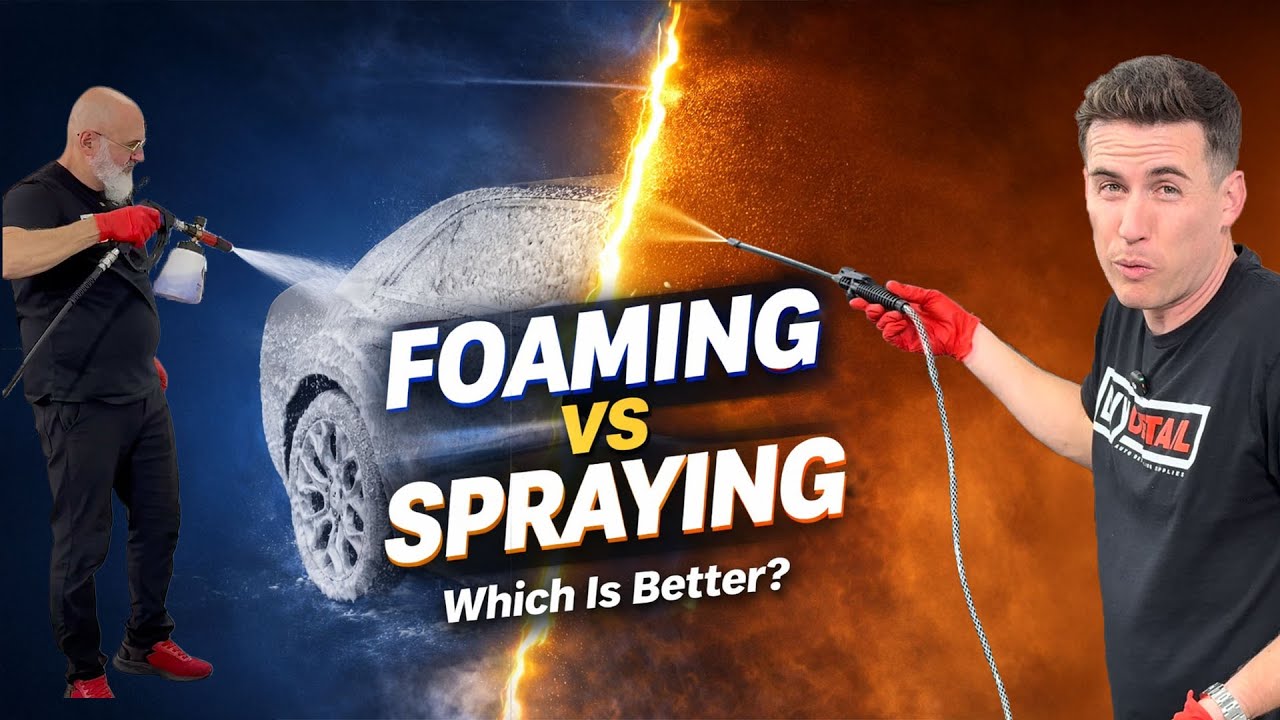 FOAMING vs. SPRAYING Detailing Products: Which Works Better, And Why?