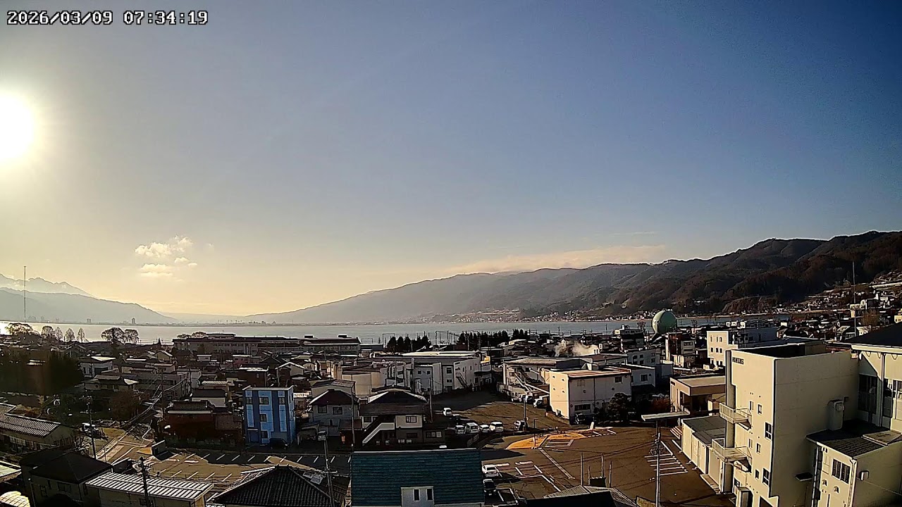 長野県岡谷市諏訪湖ライブカメラ Nagano Okaya Live camera.world.cam