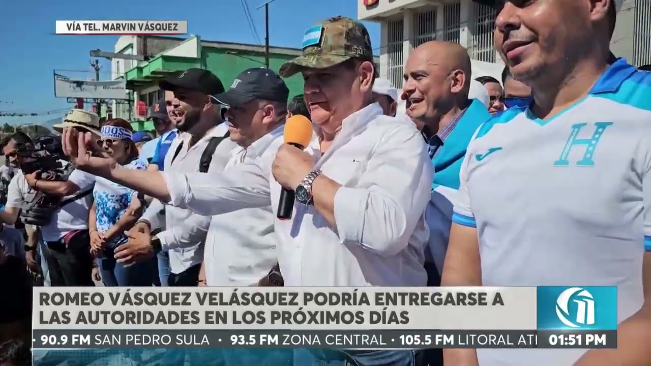 #LOÚLTIMO🔴| Romeo Vásquez Velásquez podría entregarse a las autoridades en los próximos días.