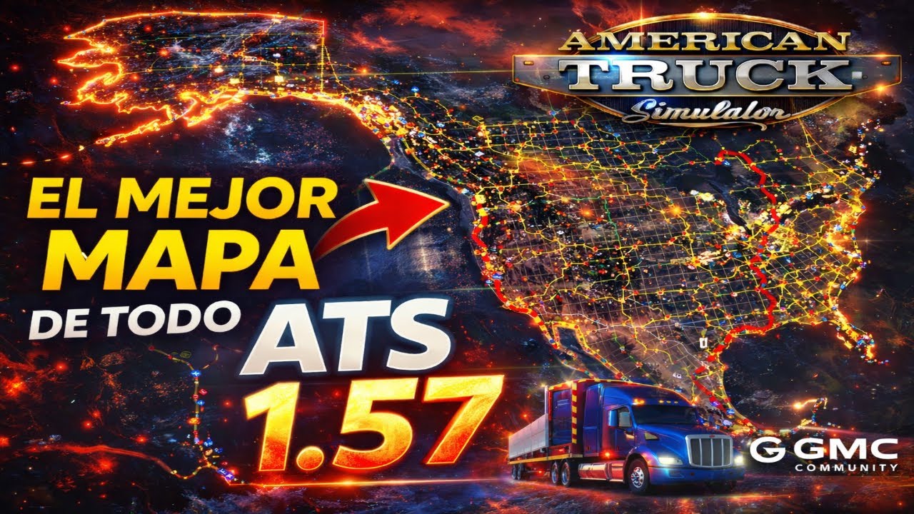 EL MEJOR MAPA DE TODO ATS 1.57 🚛🔥 MAPA COMPLETO DE ALASKA A MÉXICO