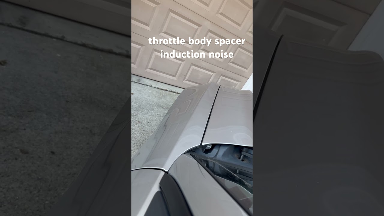 I installed a throttle body spacer on my 3.7 mustang and it sounds sweet! #shorts