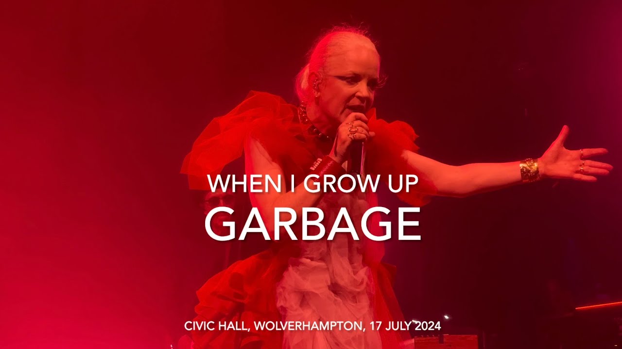 Garbage - When I Grow Up - Live 4k @ Civic Hall, Wolverhampton, 17 July 2024